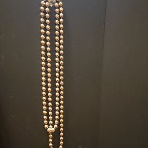 Elegant Gold Beaded Necklace